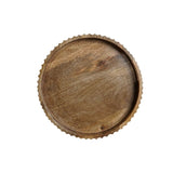 PLATEAU APÉRITIF DKD HOME DECOR BRUN FONCÉ BOIS DE MANGUIER 30 X 30 X 5 CM